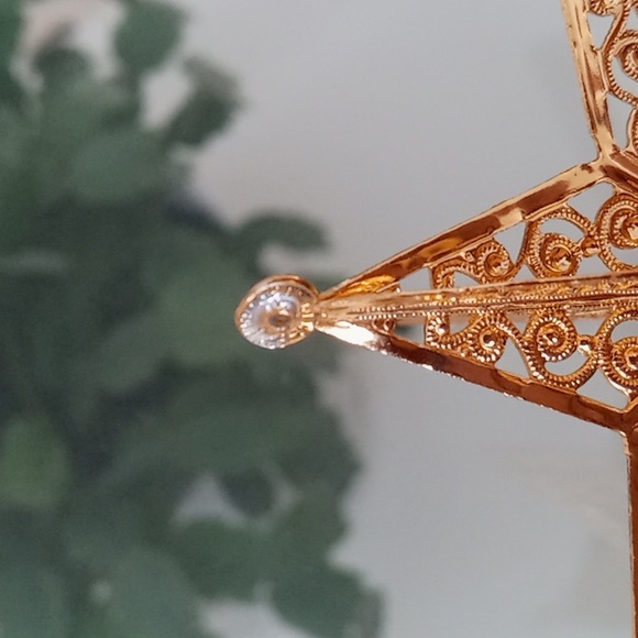 Vintage Filigree Star Ornament - Picture 6 of 9